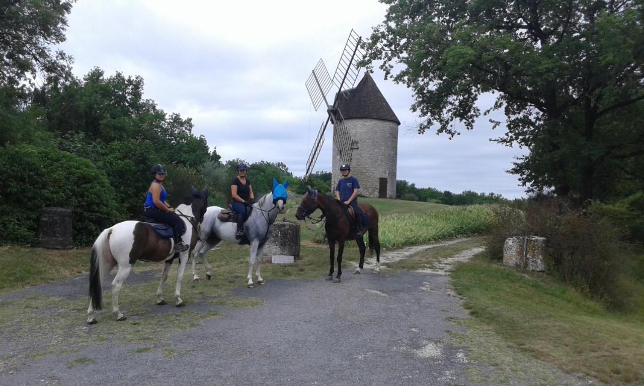Ferme Equestre Des Abrons Villa Pailloles Exterior photo